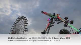 78 Herbstfest Erding vom 310809092018 Die Erdinger Wiesn 2018 [upl. by Kcirddot]