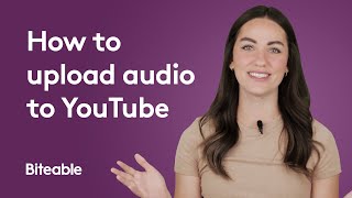 How to upload audio to YouTube [upl. by Michelina]