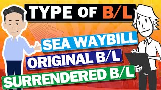 Explained about Type of BL What is the difference between Original BL Surrendered BL Waybill [upl. by Kindig]