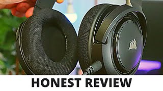 Corsair HS35 Stereo Gaming Headset Mic Test  Unboxing  Honest Review [upl. by Marcile]