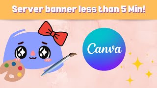 HOW to make a SIMPLEEPIC Server banner using CANVA in Less than 5 minutes  beginners only [upl. by Gabrielle]