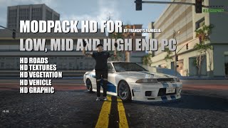 MODPACK GTA SAMP STYLE GANGSTER x FIVEM  GTA SAN ANDREAS MULTIPLAYER [upl. by Nnaylrebmik]