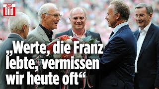 KarlHeinz Rummenigge über den Tod seines Weggefährten Franz Beckenbauer [upl. by Ahsirk]