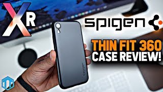 iPhone Xr Spigen Thin Fit 360 Case Review [upl. by Lellih]