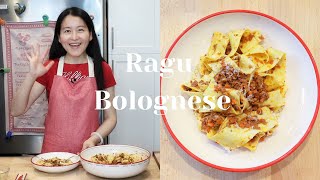 Ragù alla Bolognese Bolognese Meat Sauce 意大利波隆纳番茄肉酱  Young Gourmet  Episode 40 [upl. by Desirea]