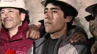 Raw Video Last Trapped Chilean Miner Rescued [upl. by Alym99]