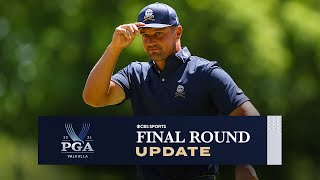 2024 PGA Championship Final Round UPDATE Schauffele remains in lead DeChambeau rising  CBS Sports [upl. by Cynthea733]