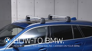 How to mount the BMW railing carrier – BMW HowTo [upl. by Jedlicka]