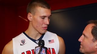 Kaleb Tarczewski Postgame NSU [upl. by Araas]