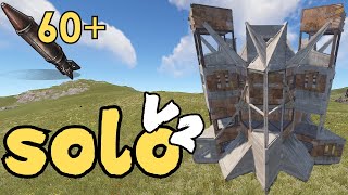 Strongest Solo Base in Rust 60 Rockets [upl. by Barbette]