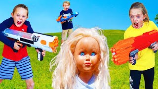 Kids Fun TV Crazy Doll Compilation Sneaky Doll Videos in Order [upl. by Farrow964]