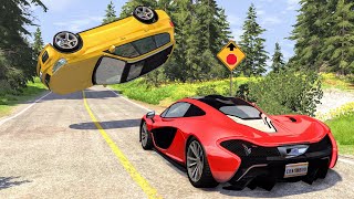 Loss of Control Crashes 32 – BeamNG Drive  CrashBoomPunk [upl. by Irolam516]