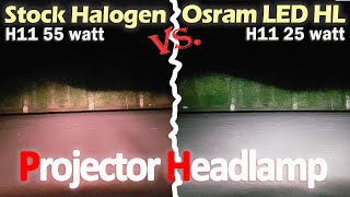 OSRAM LED HL  How good is it in projector headlamp [upl. by Larine]