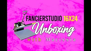 Unboxing the Fancierstudio 16x24 Press [upl. by Eitten]