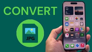 How To Convert iPhone Photo To JPG [upl. by Sauls]