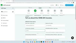 HOW TO FILE YOUR 1099DIV WITH HampR BLOCK [upl. by Karilynn]