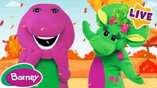 Fun Autumn Adventures with Barney and Friends  Full Episodes LIVE  Barney the Dinosaur [upl. by Faustena]