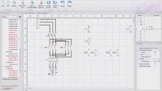 Démarrage direct deux sens avec logiciel Schémaplic  Version 60 [upl. by Nylarac177]