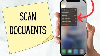 How To Scan Documents To Save Using Apple Notes  Full Guide [upl. by Ninos]