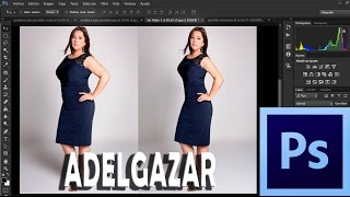 Como adelgazar con photoshop  Tutorial Photoshop en Español [upl. by Kcered567]