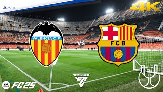 Valencia vs Barcelona  Copa Del Rey  EA FC 25  PS5™ 4K HD [upl. by Tasiana833]