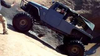 FJ40 4BT going through a hot tub on Hells Revenge [upl. by Arnst273]