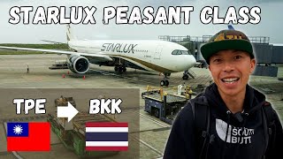 JACKS OFF to riding peasant class with STARLUX AIRLINES [upl. by Gathard]