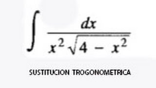 Integración Por Sustitución Trigonométrica Leithold 7 3 Ej 1 [upl. by Edrick]