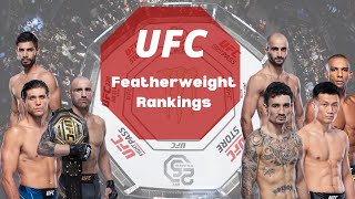 UFC Featherweight Rankings [upl. by Alic]