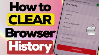 How to CLEAR Your iPhone Browsing History in SECONDS 2024 Update [upl. by Anegue]