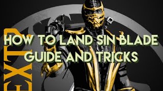 MK11  Scorpion Sin Blade Guide And Tips [upl. by Colet189]