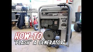 HOWTO quotFlashquot A Generator  Make It Produce Power Again  MUST WATCH [upl. by Notterb]