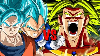 Goku vs Vegeta vs Broly  Source Rap Battle [upl. by Indnahc677]