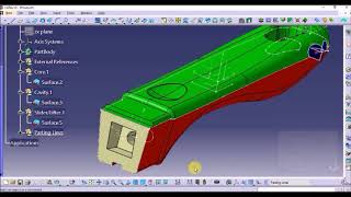 Mold Tool Design in CATIA V5 [upl. by Eetnuahs]