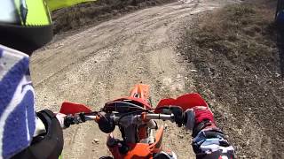 Tour en KTM 250 EXC Racing 2003 [upl. by Slavic690]