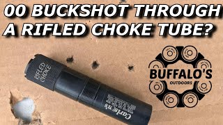 BUCKSHOT THROUGH A RIFLED CHOKE [upl. by Dionne]