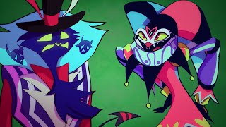 THE JESTER AND THE LORD  FIZZAROLLI X ASMODEUS Helluva Boss Comic Dub [upl. by Nosmas562]