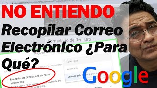 Como RECOPILAR Direcciones de Correo Electrónico en Google Forms [upl. by Detta]