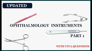 Ophthalmology Instruments  PART 1 [upl. by Wavell]