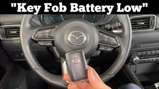 How to Start A 2019  2023 Mazda 3 With Dead Key Fob Battery quotKey Not Detectedquot Remote Not Working [upl. by Aivull]