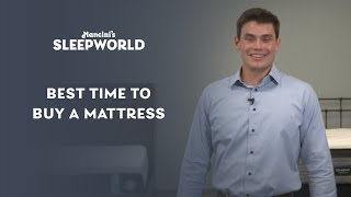 Best Time To Buy A Mattress  Purchase Comfortable Mattresses at Mancinis Sleepworld [upl. by Dori]