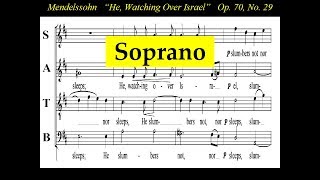 Mendelssohn  OP70  Elijah 29 He Watching Over Israel  Soprano [upl. by Enimasaj864]