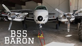 Flying The Mighty Baron B55 [upl. by Torin]