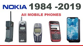 All Nokia Phones 1982 to 2019 [upl. by Acirat129]