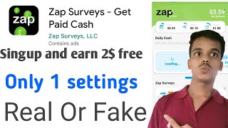 New survey earning app  Zap Survey Earning app  Zap app payment proof [upl. by Concha]