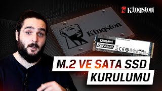 SSD nasıl takılır  Bilgisayarımıza NVMe M2 ve Sata SSD taktık [upl. by Aima]