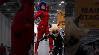 🐞 LADYNOIR at MCM London Miraculous Ladybug Cosplay 😻 shorts [upl. by Krongold]