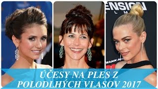 Účesy na ples z polodlhých vlasov 2017 [upl. by Ashford]