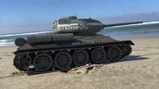 TAIGEN 116 RC  RUSSIAN T3485  SAND TEST RUN [upl. by Latvina]