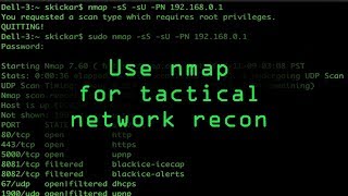 Use Nmap for Tactical Network Reconnaissance Tutorial [upl. by Absalom497]